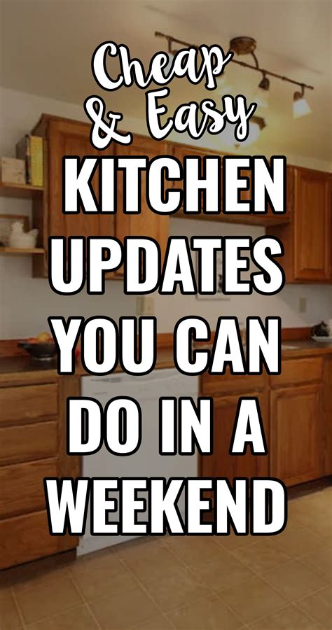 Super Thrifty Diy Kitchen Updates To Do In A Weekend Budget Kitchen