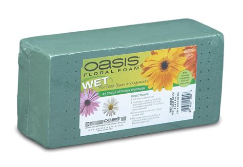 Oasis Wet Floral Foam Bricks 3 X 4 X 9 Six Pack Etsy