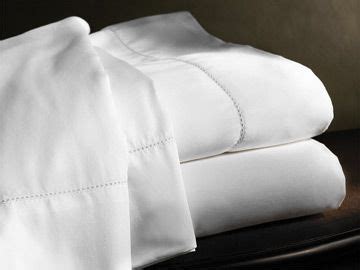 Buy Luxury Hotel Bedding From Marriott Hotels White Hemstitch Sheet