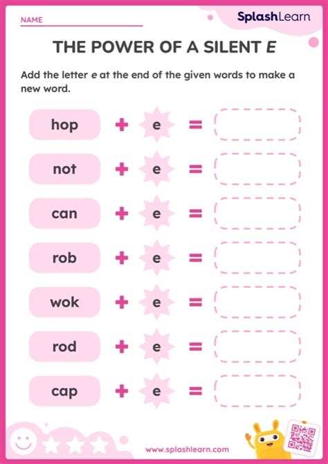 Long Vowels Silent E Worksheet For 1st 2nd Grade Lesson Planet Worksheets Library