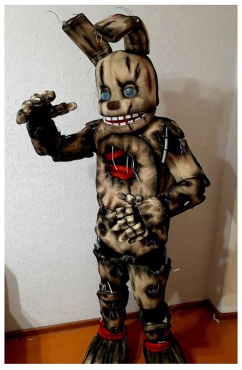 Fnaf Cosplay Costume Springtrap Cosplay Five Nights At Freddy Etsy