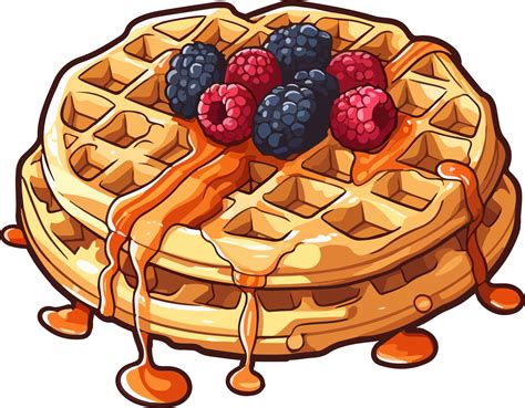 AI Generated Waffle Clipart Design Illustration 35512249 PNG