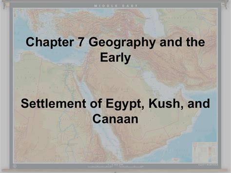 Ancient Egypt Kush And Israel Map