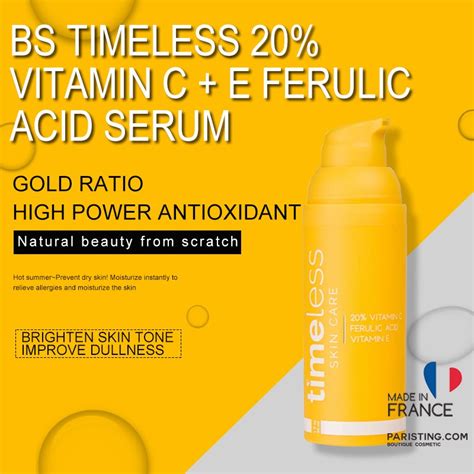 Timeless 20 Vitamin C E Ferulic Acid Serum 1oz 30ml Shopee Malaysia