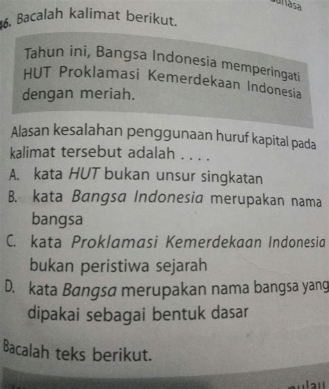 Perlu Simak Sebutkan 2 Penggunaan Huruf Kapital Dalam Menulis Kalimat