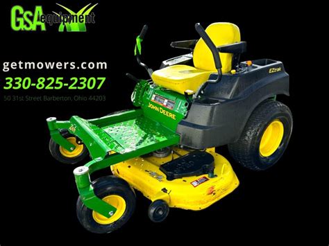 John Deere Z Zero Turn Mower W Hp Only A Month Lawn