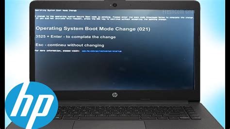 Hp Laptop Operating System Boot Mode Change Enter To Complate