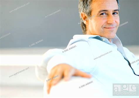 Mature Man Smiling Portrait Stock Photo Picture And Royalty Free Image Pic ALT PAA320000009
