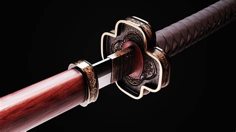 Artstation Japanese Tachi Sword