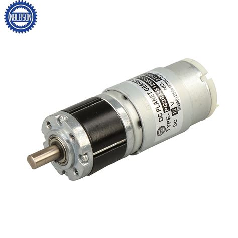 V V Dc Electric Motor With Mm Planetary Reduction Gearbox China