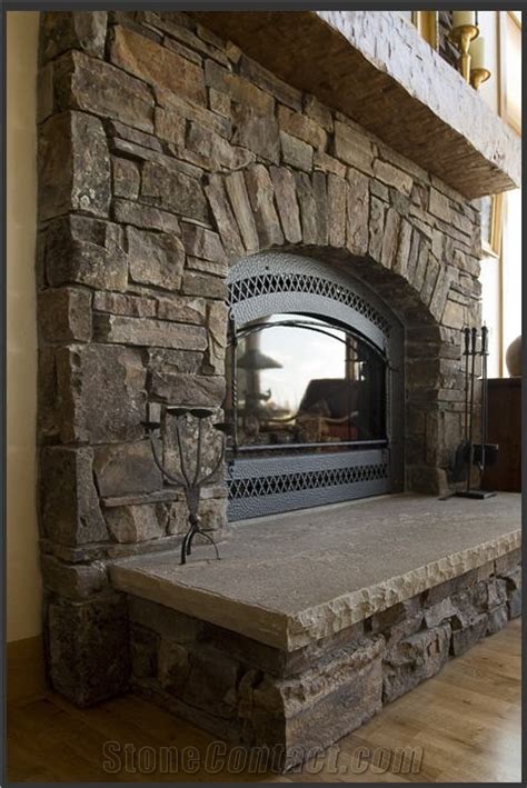 Chief Joseph Stone Fireplace Surround Brown Sandstone Fireplace