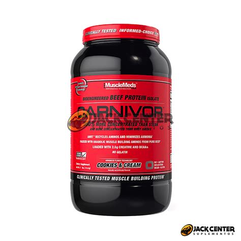 Carnivor Musclemeds 22lb 1kg Cookies E Cream