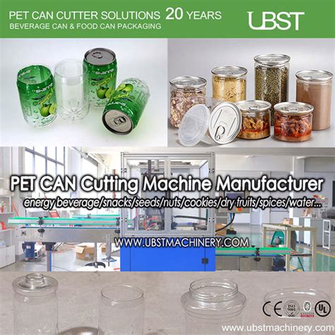 Full Auto Pet Cans Bottles Making Jars Can Neck Cutting Packaging