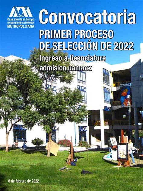 Convocatoria Uam 2022 Pdf Prueba Evaluación