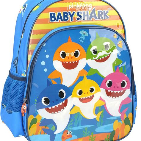 Mochila De Rodinhas Luxcel Baby Shark Azul Em Promo O Na Americanas