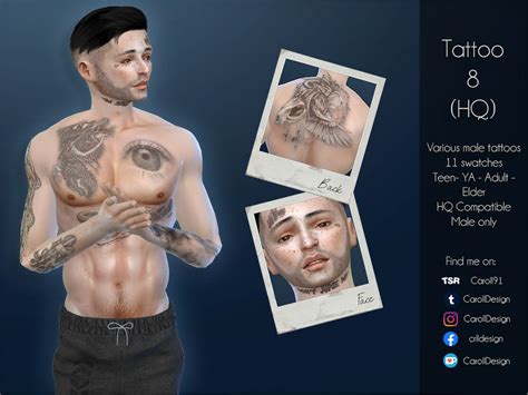 The Sims Resource Tattoo 8 Hq