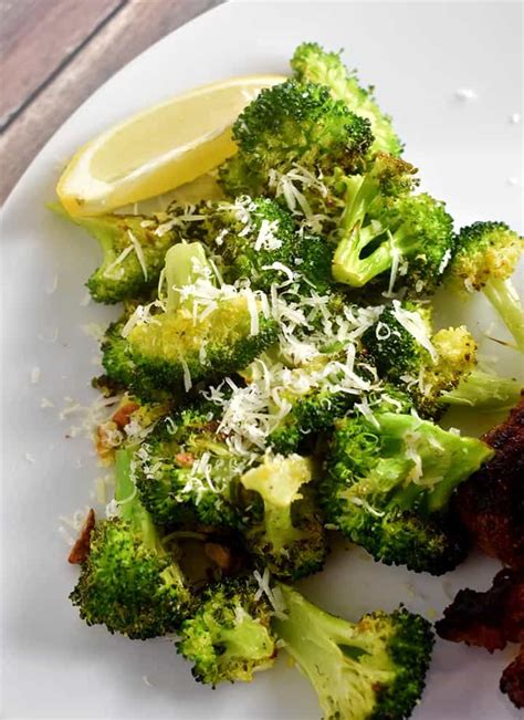 Easy Healthy Lemon Parmesan Roasted Broccoli Recipe Nerd Chefs