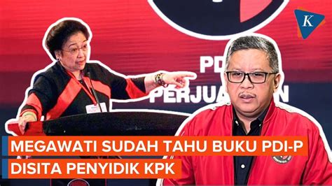 Megawati Disebut Sudah Tahu Buku Pdi P Juga Disita Penyidik Kpk Apa