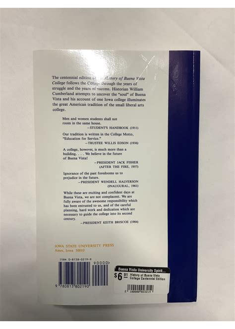 History of Buena Vista College Centennial Edition - Buena Vista