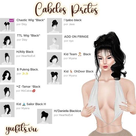 Pin De Eduarda Paradella Em Imvu Inspira O Em Cabelo Png Fotos