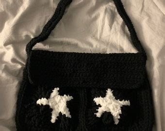 Star Messenger Bag Satchel Crochet Etsy