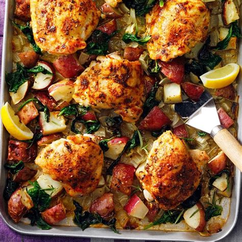 Sheet Pan Chicken And Veggies Recipe