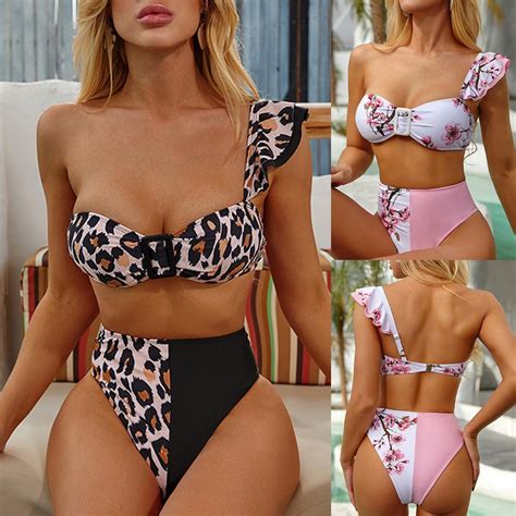 Buy Women Padded Push Up Bra Bikini Set Swimsuit Bathing Suit Swimwear