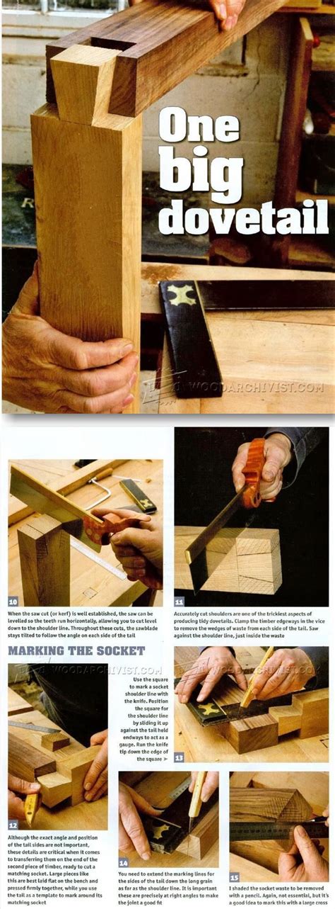 Large Dovetail Joints - Joinery Tips, Jigs and Techniques | http ...