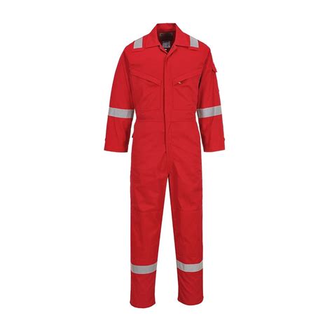 Portwest FR28 Flame Resistant Anti Static Lightweight Coverall