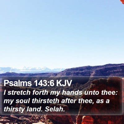 Psalms 143 Scripture Images Psalms Chapter 143 KJV Bible Verse Pictures