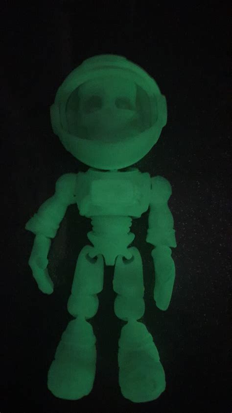 3D Printed Flexi Factory Articulated Astronaut Skeleton 2 Etsy