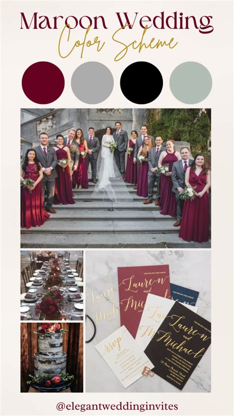 2023 Wedding Trends How To Create The Perfect Maroon Color Scheme For