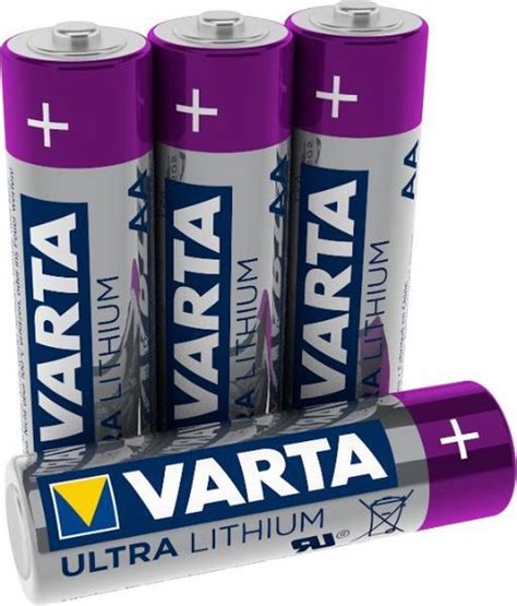 Bol Varta Ultra Lithium AA Batterijen 4 Stuks