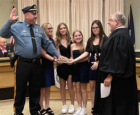 Newtown Township Swears In Officer Announces Police Promotions