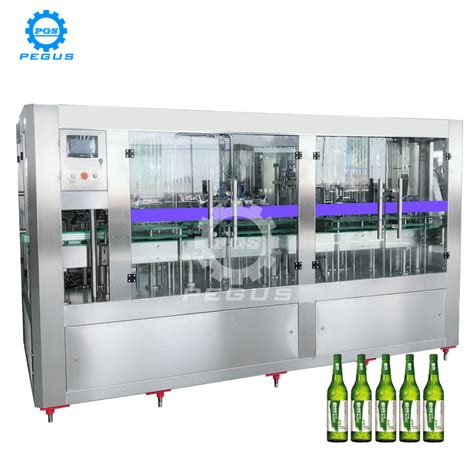 Automatic Glass Bottle Wine Processing Plant Equipment Whisky Vodka Beer Production Line Filling