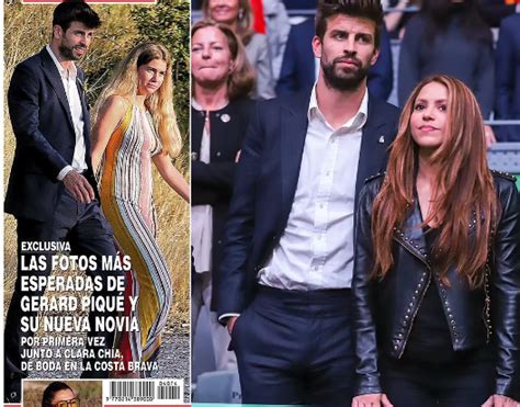 Gerard Pique's attends wedding with new girlfriend Clara Chia following ...