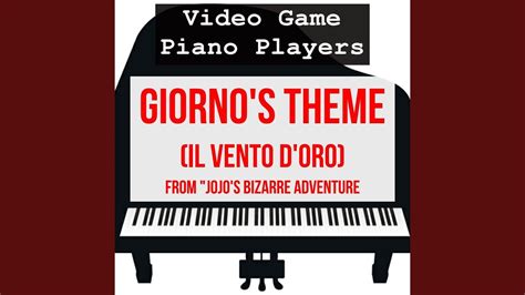 Giorno S Theme Il Vento D Oro From Jojo S Bizarre Adventure YouTube