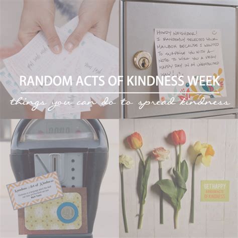 Random Acts of Kindness Week