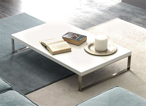 QUADRA Coffee Table Low Rectangular Wooden Coffee Table By CorteZari