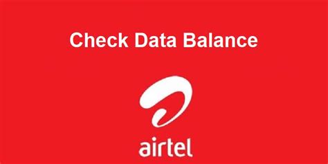 How To Check Airtel Data Balance Itz My Brand