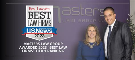 Masters Law Group Awarded 2023 "Best Law Firms"