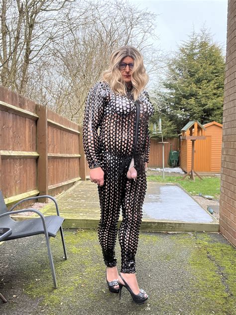 Amateur Crossdresser Kellycd Sexy Milf In Pvc Bodysuit Pics Xhamster