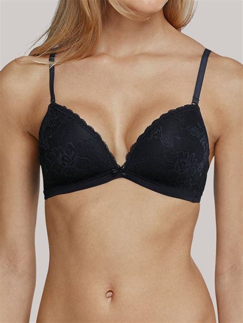 Schiesser Damen Soft Bh Ohne B Gel Pure Lace Dornbeck De