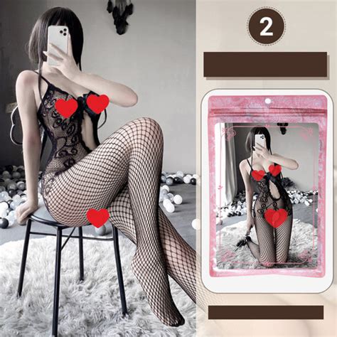 Jual Lingerie Body Stocking Wanita Sexy Model Open Crotch Gambar 1