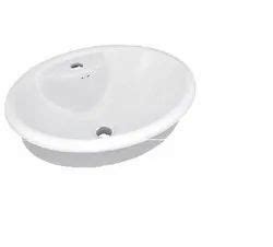 Ceramic White Parryware Cascade Nxt Counter Top Self Rimming Wash