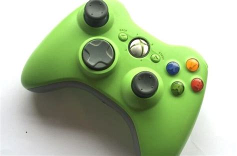 Official Microsoft Xbox 360 Wireless Controller Lime Green Baxtros