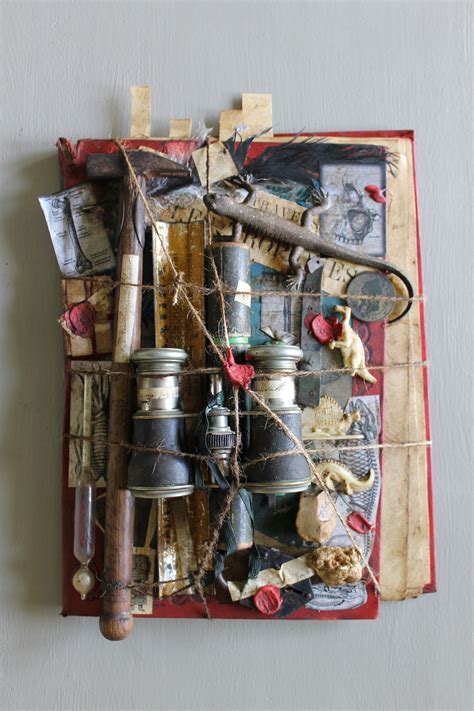 Cabinet De Curiosité Tutorial Steampunk Assemblage Art Box Assemblage Found Object Art