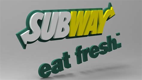 3D model SubWay Logo | CGTrader