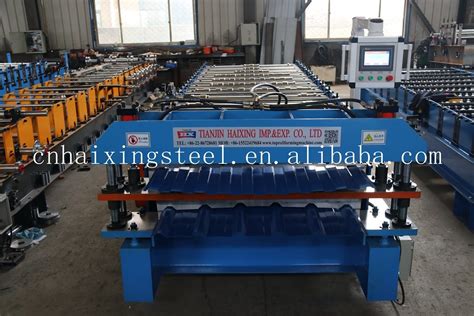 Double Layer Metal Roofing Sheet Wall Panel Tile Making Machine China