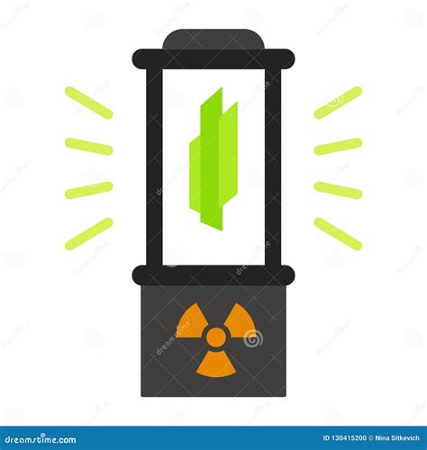 Nuclear Fusion Box Icon, Flat Style Stock Vector - Illustration of ...